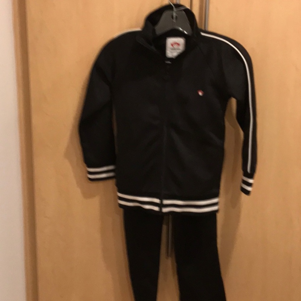 Appaman Black Jacket with White Accents